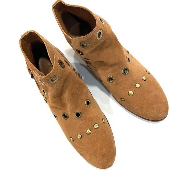 SAM EDELMAN Pedra Perforated Short Boots - Picture 3 of 9